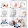 Namsan Giggle Plush Dog Toy, Halloween Interactive Dog Toys, Pet Squeaky Toy with Jumping Activation Ball