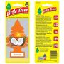 LITTLE TREES Car Air Freshener I Hanging Tree Provides Long Lasting Scent for Auto or Home I Coconut, 24 Count, (4) 6-Packs