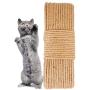 Cat Scratching Rope 90 Feet -6mm Diameter,Durable Natural Hemp Sisal Cordage for Crafts Furniture Protection Scratch Post Replacement Repairing,Ideal Round Twisted Cord DIY Cat Toy for Pet Climb