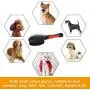 Saiveina Dog Brush and Cat Brush, Pet Grooming Comb, 2 Sided Bristle and Pin for Long and Short Hair Dog
