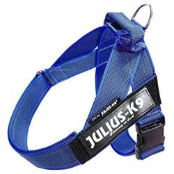 Julius-K9 IDC Color & Gray Belt Harness for Dogs, Size 1