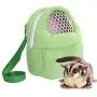 Yosoo 1 PCS Portable White Mesh African Hedgehog Hamster Breathable Pet dog Carrier Bags Handbags Puppy Cat Travel Backpack (M, White Mesh - Green) Yosoo 1 PCS Portable White Mesh African Hedgehog Hamster Breathable Pet dog Carrier Bags Handbags Puppy Cat Travel Backpack (M, White Mesh - Green)