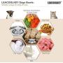 LEACOOLKEY Stainless Steel Dog Bowl-Puppy Feeder Food/Water Bowl-Puppy Feeding Bowls for Litters-Pet Feeder Bowl Whelping/Weaning Dishes Feeder for Small/Medium/Large Dogs Ste of 2