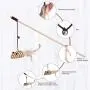 IYOBCXIHO Cat Play Mat, Cat Activity Center with Interactive Toys, Bell Ball, Mice Toy for Cats , Kitten, Kitty, Cat Toys with Mint Ball Cleaning Teeth, Natural Sisal Wand Teasers and Exerciser. IYOBCXIHO Cat Play Mat, Cat Activity Center with Interactive Toys, Bell Ball, Mice Toy for Cats , Kitten, Kitty, Cat Toys with Mint Ball Cleaning Teeth, Natural Sisal Wand Teasers and Exerciser.
