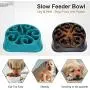 JASGOOD Large Dogs Bowl,Fun Slow Feeder Dog Bowl,Anti-Gulping Dog Slow Feeder Stop Bloat,Eco-Friendly Durable Big Pet Bowl JASGOOD Large Dogs Bowl,Fun Slow Feeder Dog Bowl,Anti-Gulping Dog Slow Feeder Stop Bloat,Eco-Friendly Durable Big Pet Bowl