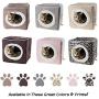 PETMAKER Cozy Cave Enclosed Cube Pet Bed
