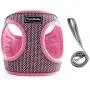 SuperBuddy Dog Harness 2020 Newest Style,Soft Mesh Breathable Vest Harness,Step-in Reflective Pet Harness with Leash Set for Small Medium Dogs -No Pull No Choke Comfort Fit… SuperBuddy Dog Harness 2020 Newest Style,Soft Mesh Breathable Vest Harness,Step-in Reflective Pet Harness with Leash Set for Small Medium Dogs -No Pull No Choke Comfort Fit…