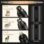 Dog Nail Grinder for Large Dogs With LED,Electric Dog Nail Trimmer Clipper,2 Speed Pet Nail Grinder for Dogs Grooming Kit,Rechargeable Painless Cat Paws File Grooming & Smoothing for Medium Dogs