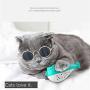 nobrand Cat Toy cat Toothbrush is Resistant to Gnawing, Cleaning Teeth and Grinding Teeth. Mint Simulation Fish Toy