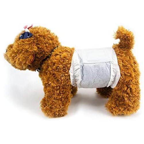 Dono Disposable Boys Dog Diapers Male Small Doggy Wraps Belly Bands for Chihuahua Or Yorkie, Absorbing Odor and Urine with Carbon Technology 22pcs