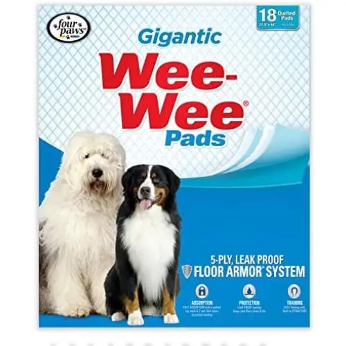 Wee-Wee Puppy Training Pee Pads 18-Count 27.5'' x 44'' Gigantic Size Pads for Dogs Wee-Wee Puppy Training Pee Pads 18-Count 27.5'' x 44'' Gigantic Size Pads for Dogs