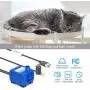 Cat Water Fountain, Pet Water Fountain Stainless Steel, 2.4L Cat Fountain with 3 Replacement Filters and Cleaning Brushes, Ultra Quiet Water Level Window with LED Light, 3 Ways to Drink