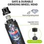 FANCYDOG Dog Nail Grinder LED Lighting 3 Speed Upgraded Pet Nail Trimmer Low Noise Rechargeable Painless Portable for Small Medium Large Dogs & Cats…