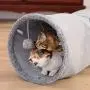 Speedy Pet Collapsible Cat Tunnel, Cat Toys Play Tunnel Durable Suede Hideaway Pet Crinkle Tunnel with Ball,12 inch Diameter Speedy Pet Collapsible Cat Tunnel, Cat Toys Play Tunnel Durable Suede Hideaway Pet Crinkle Tunnel with Ball,12 inch Diameter