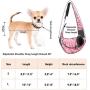 EVBEA Dog Carrier Sling Front Pack Cat Puppy Carrier Purse Breathable Mesh Travel for Small or Medium Pet Dogs Cats Sling Bag