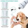 Dono Dog Nail Grinder Upgraded-Professional 3-Speed Electric Dog Nail Clippers Trimmer with 2 Grinding Wheels Portable &Rechargeable Painless Paw Trimmer for Small Medium Large Dogs & Cats