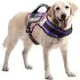 PAWABOO Service Dog Vest Harness, Premium Durable Heavy Duty Soft Padded Reflective Dog Vest Harness with 2 Removable Hook and Loop Patches, Strong PVC Handle on Top PAWABOO Service Dog Vest Harness, Premium Durable Heavy Duty Soft Padded Reflective Dog Vest Harness with 2 Removable Hook and Loop Patches, Strong PVC Handle on Top
