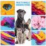 HALOViE Dog Puzzle Mat, Pet Mental Stimulation Toys Snuffle Treat Mat Slow Feeder Sniffing Pad Nosework Activity Blanket 28 x 20 Inch