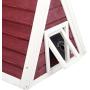Petsfit Outdoor Triangle Cat House with Escape Door for All Cats