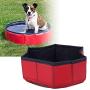 GLOGLOW Pet Water Pool, PVC Pet Swimming Pool Portable Foldable Pool No Inflation Bathtub for Dog Cat Small Animal