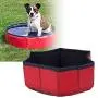 GLOGLOW Pet Water Pool, PVC Pet Swimming Pool Portable Foldable Pool No Inflation Bathtub for Dog Cat Small Animal