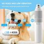 Ayzaw Dog Nail Grinder with LED Light, Stepless Speed Quiet Dog Nail Trimmer for Small Medium Large Dogs & Cats