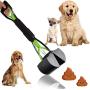 BLYNN 23'' Long Handle Pet Pooper Scooper for Dogs and Cats,High Strength Material and Durable Spring,Great for Lawns, Grass, Dirt, Gravel