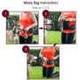 Leashboss PackUp Pouch Dog Treat Training Fanny Pack (Gray) with 120 Bags, 8 Rolls Unscented Leak Proof Gray Poop Bags
