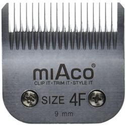 Miaco Size 4F Detachable Animal Clipper Blade fits Andis AG, AGC and Oster A5