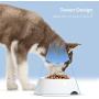 ComSaf Dog Bowl, Ceramic Food Water Feeder, Pet Bowl for Dog Puppy Cat Kitten, 12 oz Feeding Bowl, Non-Tip Non-Skid Dog Dish