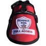 Premium Service Dog Mesh Harness Vest - Includes 5 Federal Law Cards