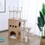 Xinyu Cat Tree Modern Cat Tower Featuring with Fully Sisal Covering Scratching Posts, Deluxe Condos and Large Space Capsule Nest Xinyu Cat Tree Modern Cat Tower Featuring with Fully Sisal Covering Scratching Posts, Deluxe Condos and Large Space Capsule Nest