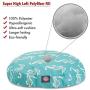 Teal Sea Horse Large Round Indoor Outdoor Pet Dog Bed With Removable Washable Cover By Majestic Pet Products