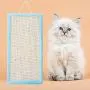 HEEPDD Cat Scratching Mat, Rectangle Sisal Scratching Board Sisal Door Hanging Scratch Pad for Cats Kitten Protecting Furniture