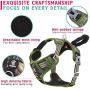 VavoPaw Dog Vest Harness, No Pull Design Pet Soft Padded Reflective Leash Chest Harness with Adjustable Strap for Various Sizes Dogs, Easy to Control
