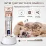 Dog Clippers Pet Grooming Clippers - Low Noise Dog Hair Clipper Cordless, 2 Speed Professional Dog Grooming Shaver Rechargeable Pet Grooming Clippers for Small Large Dogs Cats Thick Heavy Hair Pets Dog Clippers Pet Grooming Clippers - Low Noise Dog Hair Clipper Cordless, 2 Speed Professional Dog Grooming Shaver Rechargeable Pet Grooming Clippers for Small Large Dogs Cats Thick Heavy Hair Pets