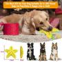 OUTFANDIA Dog Toys for Aggressive Chewers Large Breed, Squeaky Dog Toys for Medium Large Dogs, 100% Natural Rubber