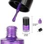 lesotc Dog Nail Polish Set, 6 Color Set (Pink, Purple, Red, Gold, Blue, Silver), Non-Toxic Water-Based Pet Nail Polish, Natural and Safe, Suitable for All Pet (Birds, Mice, Pigs and Rabbit)