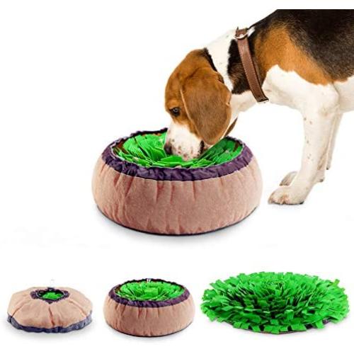 BUDDYTAIL Snuffle Mat for Dogs Portable Snuffle Mat for Large and Small Dog Slow Feeder Wooly Dog Snuffle Mat Interactive Dog Toys Snuffle Mat for Entertainment Purposes Sniffle Mats for Dogs