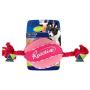 ALL FOR PAWS Reactive Rope Football, Pink Dog Toy