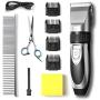 Lttrbx Dog Clippers Grooming Kit Low Noise Pet Hair Trimmer Rechargeable Cordless Dog Hair Remover Pet Professional Grooming Tool with Comb Guide for Pet Dogs Cats and Other Hairy Animals Horse