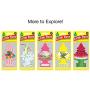 LITTLE TREES Car Air Freshener I Hanging Tree Provides Long Lasting Scent for Auto or Home I Cotton Candy, 24 Count, (4) 6-Packs