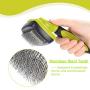 Pecute Dog Brush Cat Brush, Self Cleaning Slicker Brush, Removes 95% of Loose Hairs, Pet Grooming Brush Shedding Tools for Pets with Middle to Long Hair
