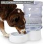 PetFusion H2O Gravity Pet Water Dispenser. Durable 2.5 Gallon Water Feeder. Automatic Water Station for Cats & Small, Medium, & Large Dogs