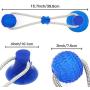 DGGHOMY Suction Cup Dog Toy, Pet Molar Bite Toy, Dog Tug Toy Chew Dog Rope Toy, Help Clean Teeth Multifunctional Interactive Rope Dog Toy