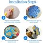 ZUDZUW 2PCS Pet Lick Mat, Peanut Butter Lick Pad, Dogs Cats Slow Feeder Distraction Device Makes Shower Easy and Funny & Anxiety Relief IQ Treat Mat Silicone Dog Cat Lick Mat
