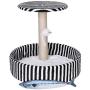 ITODA Cat Tree Tower Condo with Sisal Scratching Post, Climbing Playing Pet Stand House Bed Furniture Perch and Interactive Mouse Toy Grinding Claws Nest Supplies Removable Climber