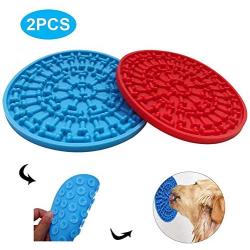 GETIEN Dog Lick Pad Suction Dog Washing Distraction Device Slow Feeder Lick Mat with Super Suction for Pet Bathing, Grooming, and Dog Training