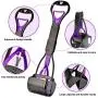 Yeuca Pooper Scooper for Large & Medium, Small Dogs, Foldable Long Handle, Sturdy and Durable Great for Gravel, Grass, Concrete & Yard Spade, Easy to use Clean & Portable High Strength Material
