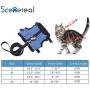 SCENEREAL Escape Proof Cat Harness and Leash - Adjustable Soft Mesh Vest Harness for Rabbits Puppy Kittens, XL
